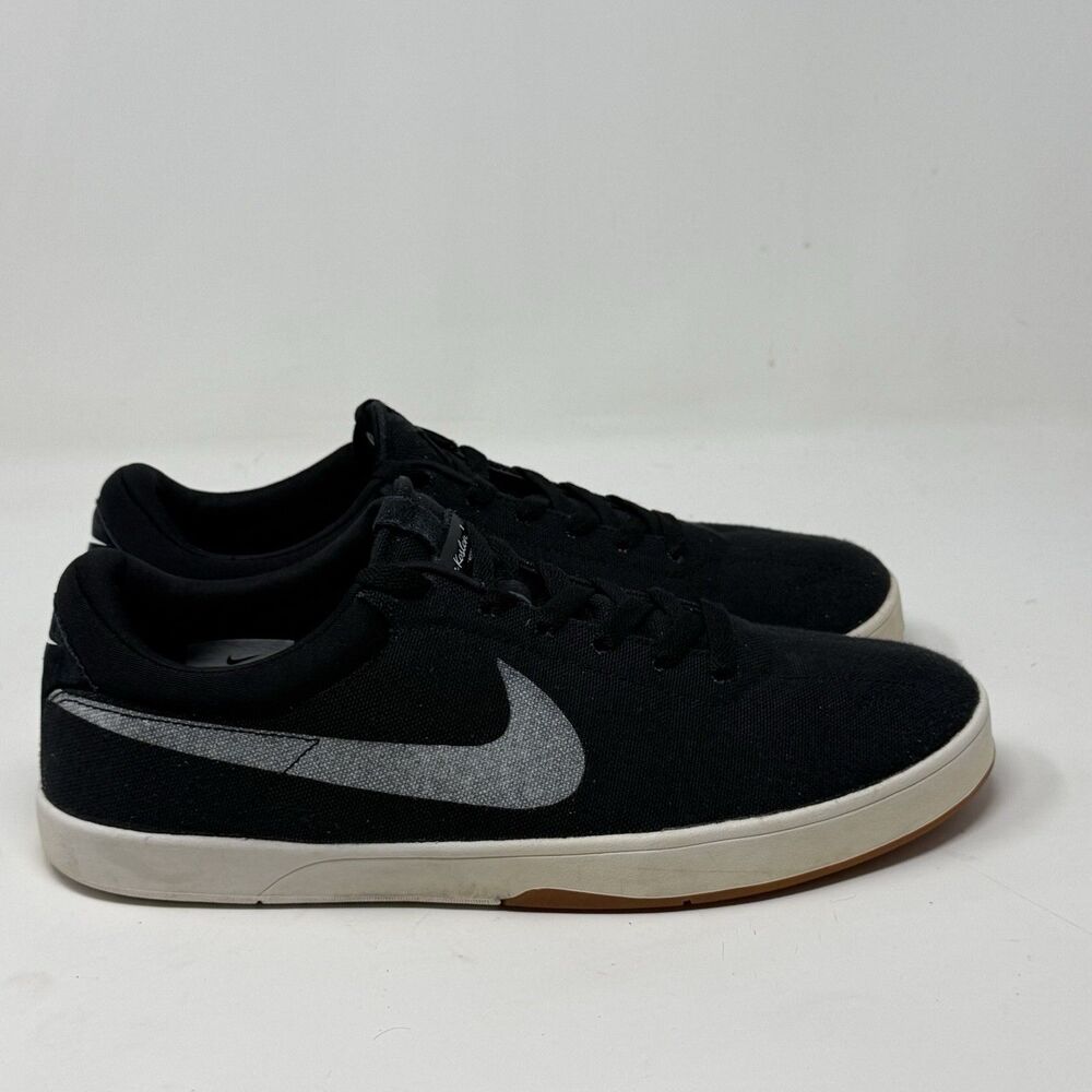Nike SB Eric Koston 1 Sneakers Shoes Mens 12 Black Gray Lunarlon Skate 2012